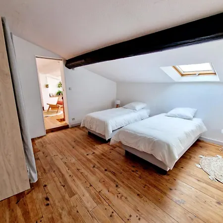 Вилла Nouveau - Maison Cozy 150m2 - 3 - Grand Salon - Clim - Wifi Fibre - Netflix - 5' Du Centre Et Gare - Cour Interieure - 15' Des Plages